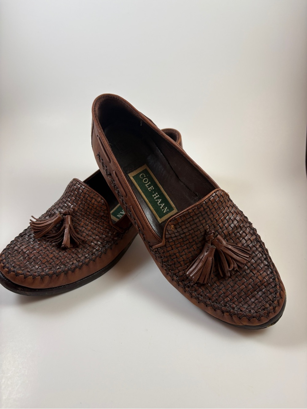 Cole Haan Woven Tassel Loafers / Size 6